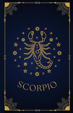 Scorpio: Zodiac Notebook | Horoscope &amp; Astrology Journal | Celestial Scorpion Edition | 200 Pages | 5.5 x 8.5" | Paperback