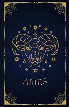 Aries: Zodiac Notebook | Horoscope &amp; Astrology Journal | Celestial Ram Edition | 200 Pages | 5.5 x 8.5" | Paperback