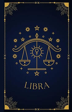 Libra: Zodiac Notebook | Horoscope &amp; Astrology Journal | Celestial Scales Edition | 200 Pages | 5.5 x 8.5" | Paperback
