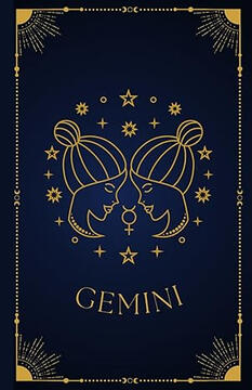 Gemini: Zodiac Notebook | Horoscope &amp; Astrology Journal | Celestial Twins Edition | 200 Pages | 5.5 x 8.5" | Paperback