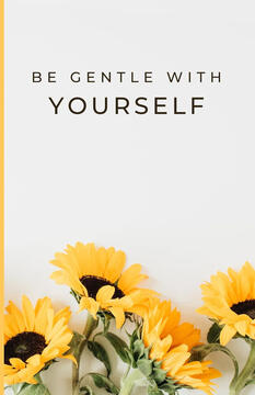 My Daily Journal: A Minimalist Notebook for Self-Reflection, Mental Health, Anxiety Relief, Gratitude, Mindfulness, and Emotional Healing | 200 Pages | 5.5 x 8.5" | Paperback | Yellow Sunflower