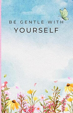 Floral Journal: Minimalist Notebook for Self-Care, Gratitude, Mindfulness &amp; Emotional Healing | 200 Pages | 5.5 x 8.5" | Paperback | Pink Flowers Blue Sky Edition