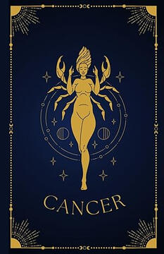 Cancer: Zodiac Notebook | Horoscope &amp; Astrology Journal | Goddess Energy Edition | 200 Pages | 5.5 x 8.5" | Paperback