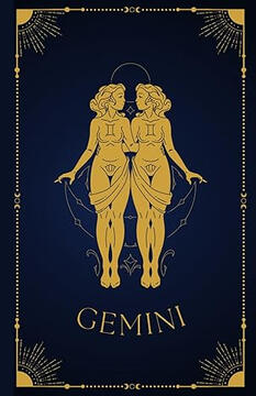 Gemini: Zodiac Notebook | Horoscope &amp; Astrology Journal | Goddess Energy Edition | 200 Pages | 5.5 x 8.5" | Paperback
