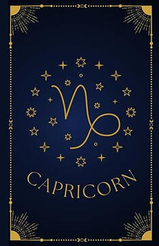 Capricorn: Zodiac Notebook | Horoscope &amp; Astrology Journal | Celestial Ram Edition | 200 Pages | 5.5 x 8.5" | Paperback