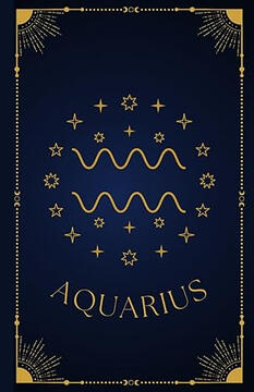Aquarius: Zodiac Notebook | Horoscope &amp; Astrology Journal | Classic Symbol Edition | 200 Pages | 5.5 x 8.5" | Paperback