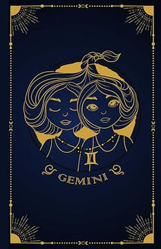 Gemini: Zodiac Notebook | Horoscope &amp; Astrology Journal | Mystic Muse Edition | 200 Pages | 5.5 x 8.5" | Paperback